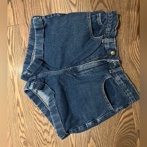 BOGO：American Apparels classic high waisted jeans shorts